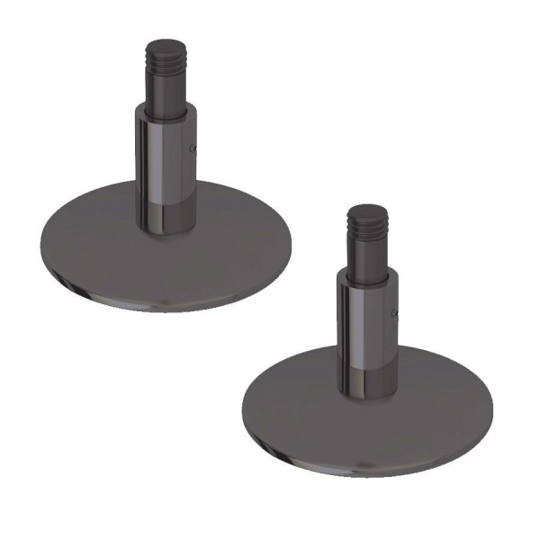 Полотенцесушитель электрический профильный с полкой Маргроид BAU В81/10 50х80 Gun Grey темно-серый металлик с таймером, универсальное подключение