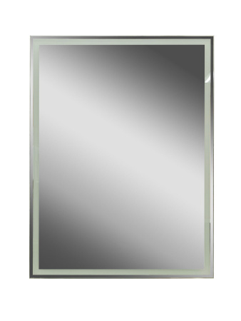 Зеркальный шкаф Bau Elite 60х80 Black Edition Soft touch, LED, сенсор, черный оборачиваемый