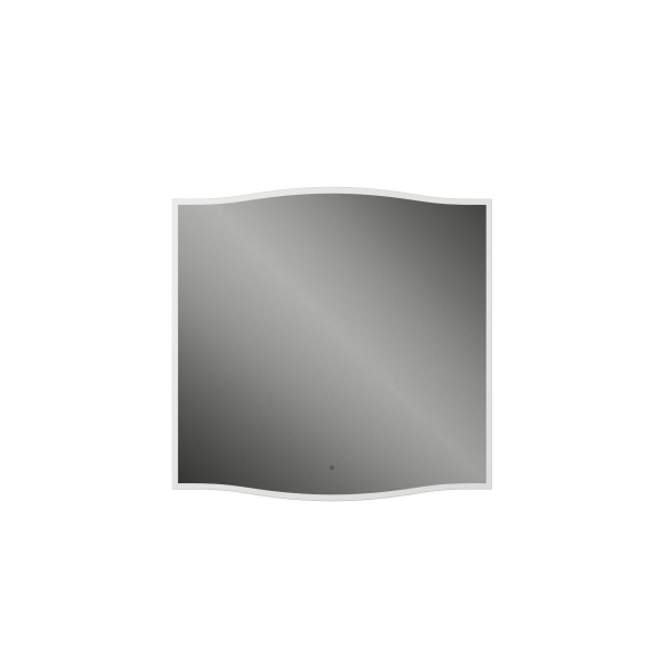 Зеркало Bau Plaza Limited Edition 750х745, сенсор на взмах, c LED подсветкой, защитный корпус с высокой светопроницаемостью, теплый свет