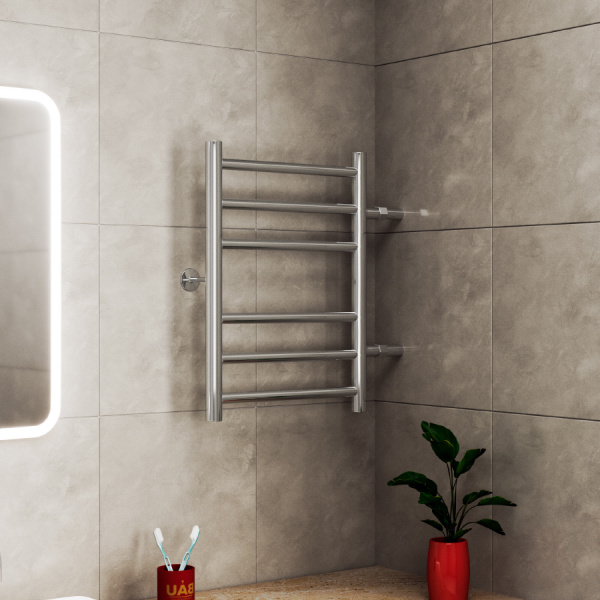 Полотенцесушитель водяной Маргроид BAU В10 40х60, П6 (3+3) боковое подключение 32