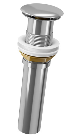 Раковина накладная со смесителем и выпуском (Умывальник BAU Mini прямоугольный, 38х24 белый + смеситель для раковины высокий Diadonna Dream, латунь, выпуск клик клак, хром)