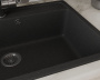 Мойка для кухни BAU Stil Black stone 76х51, выпуск с сифоном в комплекте, черный камень