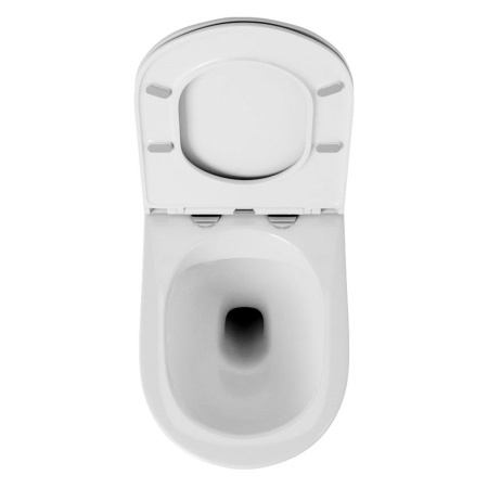 Унитаз подвесной безободковый Bau Dream 53, сиденье дюропласт микролифт