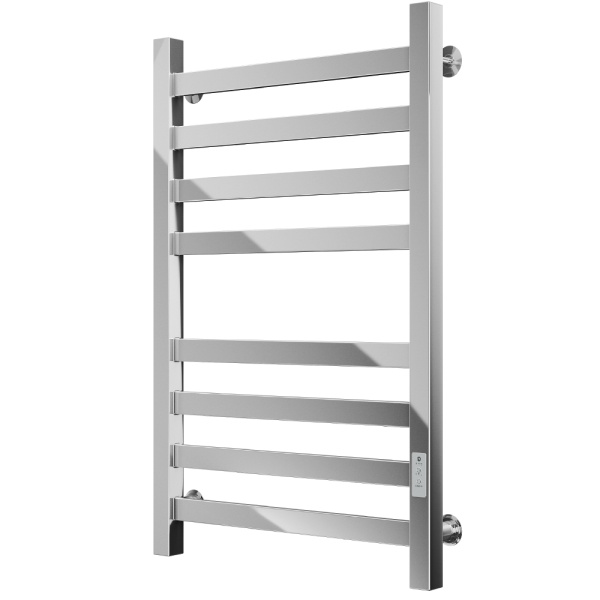 Полотенцесушитель электрический профильный Маргроид BAU В81/10 50х80, 2 вставки 4+4 с таймером справа