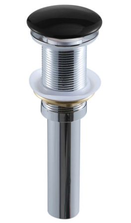 Раковина накладная со смесителем и выпуском (Умывальник BAU Mini прямоугольный, 38х24 белый + смеситель для раковины высокий Hotel Black, черный, выпуск клик клак, черный)