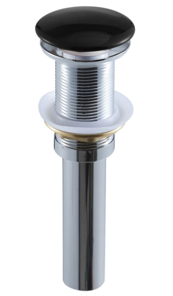 Раковина накладная со смесителем и выпуском (Умывальник BAU Mini прямоугольный, 38х24 белый + смеситель для раковины высокий Hotel Black, черный, выпуск клик клак, черный)