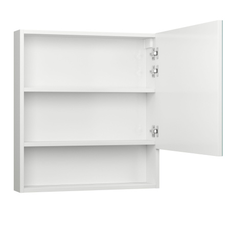 Комплект мебели для ванной, 2 предмета (Тумба Bau Dream Blackwood 60, зеркальный шкаф Bau Dream 60, белый)