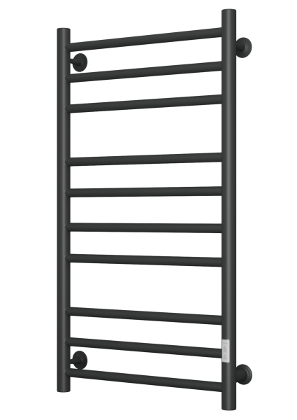 Полотенцесушитель электрический Маргроид BAU В10 100х50, П10 (3+4+3) таймер справа, черный матовый RAL 9005