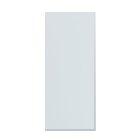 Шторка на ванну стеклянная BAU Stil 140х70 см прозрачное стекло, хромированный профиль