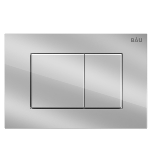 Комплект BAU 6 в 1: инсталляция BAU PRO, унитаз подвесной безободковый Bau Spectrum PRO, сиденье быстросъемное микролифт, клавиша BAU Stil, хром