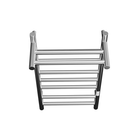 Полотенцесушитель электрический с полкой BAU Stil Shelf 50х80, 7 планок, универсальный, нерж. сталь полированная