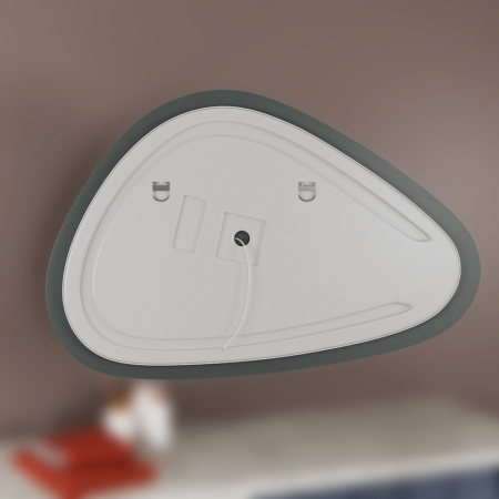Зеркало с LED подсветкой для ванной Bau Versal, 100х70, сенсор на взмах, пластиковый защитный корпус