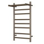 Полотенцесушитель электрический с полкой BAU Stil Shelf 40х80, 7 планок, универсальный, антикварная бронза