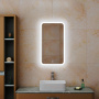 Зеркало Bau Stil 40х70, сенсорная LED подсветка, пластиковый защитный корпус