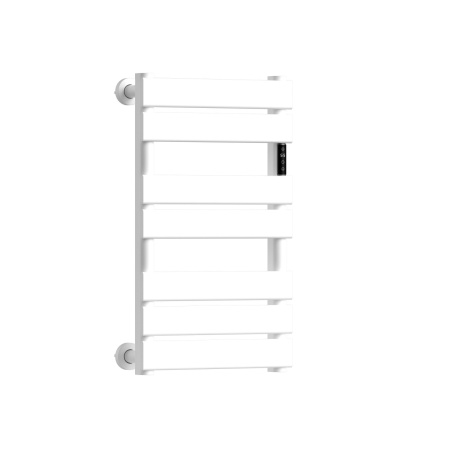 Полотенцесушитель дизайнерский электрический BAU Spectrum White 70х40, подключение справа, белый матовый