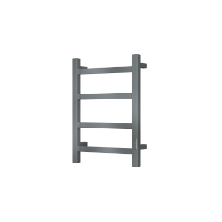 Полотенцесушитель электрический профильный Маргроид BAU Gun Grey В81/10 40х60, П4 темно-серый металлик с таймером с таймером справа