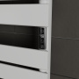 Полотенцесушитель дизайнерский электрический BAU Spectrum White 70х40, подключение справа, белый матовый