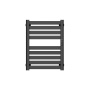 Полотенцесушитель дизайнерский электрический BAU Elite Elegant Black 60х45, подключение справа, черный матовый