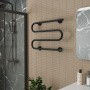 Полотенцесушитель электрический BAU M Black 41,5х61,5, черный матовый