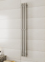 Полотенцесушитель Inaro Р150*6*12 профильный BAU (21,3 ", СНШ, 2 секции по 3 вставки, Под скрытый монтаж. С таймером, 6 крючков, 3 сверху, 3 в середине.) универсальный