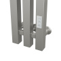 Полотенцесушитель Inaro Р150*6*12 профильный BAU (21,3 ", СНШ, 2 секции по 3 вставки, Под скрытый монтаж. С таймером, 6 крючков, 3 сверху, 3 в середине.) универсальный
