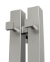 Полотенцесушитель Inaro Р120*6 профильный BAU (21,3 ", СНШ, 1 секция, 3 вставки, Под скрытый монтаж. С таймером, 4 крючка, 2 сверху, 2 в середине) универсальный