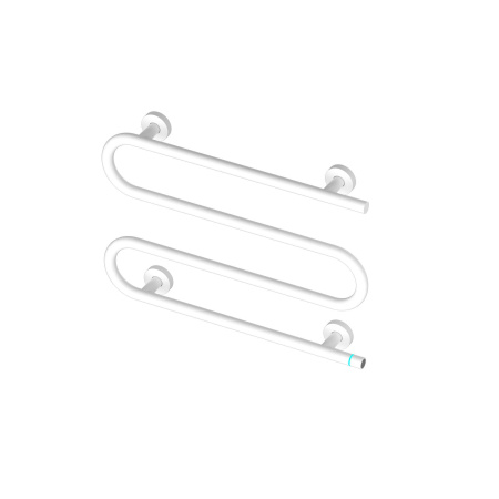 Полотенцесушитель электрический BAU M White 41,5х61,5, белый матовый