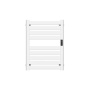 Полотенцесушитель дизайнерский электрический BAU Elite Elegant White 60х45, подключение справа, белый матовый