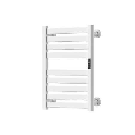 Полотенцесушитель дизайнерский электрический BAU Elite Elegant White 60х45, подключение справа, белый матовый