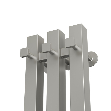 Полотенцесушитель Inaro Р150*6*12 профильный BAU (21,3 ", СНШ, 2 секции по 3 вставки, Под скрытый монтаж. С таймером, 6 крючков, 3 сверху, 3 в середине.) универсальный