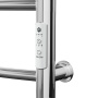 Полотенцесушитель электрический Маргроид BAU В10 40х80, П8 (3+3+2) с таймером справа, скрытый монтаж