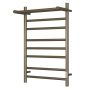 Полотенцесушитель электрический с полкой BAU Stil Shelf 50х80, 7 планок, универсальный, антикварная бронза
